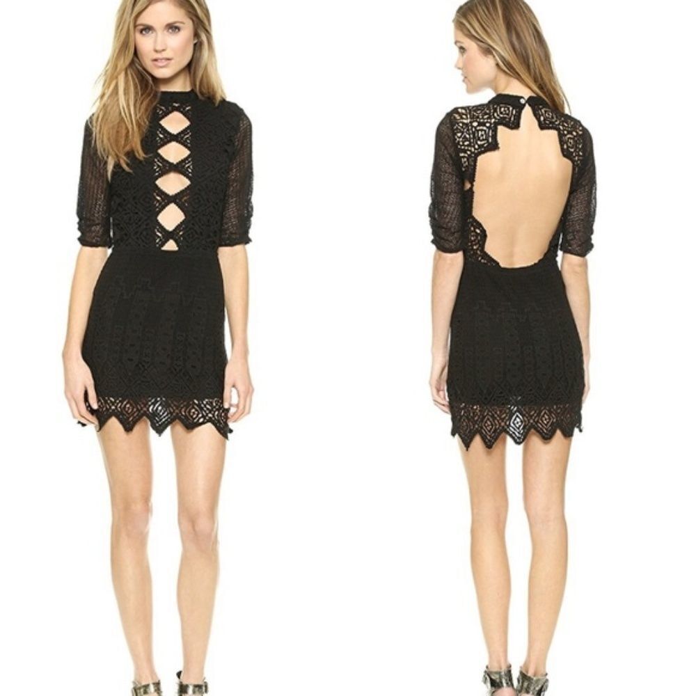 Jen's Pirate Booty Nova Mini Dress Black Onyx M